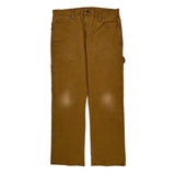 Carhartt Carpenter Pants - 33W 31L Brown Cotton