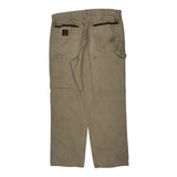 Unbranded Double Knee Carpenter Pants - 36W 32L Khaki Cotton
