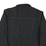HIGHWAY Mens Black Jacket L Polyester Blend Zip Front Classic Fit Pocket Detail