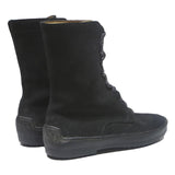 TODS Womens Black Leather Lace-Up Boots UK 5 Stylish Comfort Premium