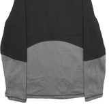 THE NORTH FACE Womens Black & Grey Fleece Zip Jacket L Polyester Outdoor Active