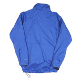 COLUMBIA Mens Blue Outdoor Jacket S Polyester Blend Windbreaker Zip Pocket