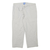 SIMPLY VERA BY VERA WANG Womens Beige Casual Shorts L W30 Cotton Blend Relaxed