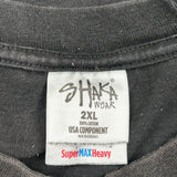 Smile Now Cry Later Shaka Wear Graphic T-Shirt - 2XL Black Cotton