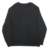LEVI'S Mens Black Sweatshirt XL Crew Neck Cotton Blend Pullover Classic