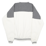 GEAR FOR SPORTS Mens Grey & White Training Crew Neck L Pullover Sweatshirt