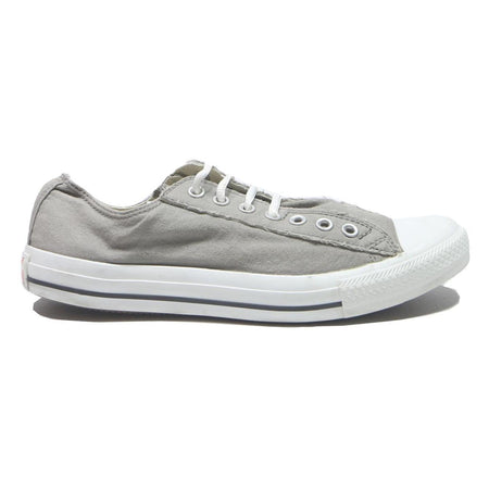 CONVERSE Chuck Taylor All Star Mens Low Top Trainers Grey Cotton Blend UK 9