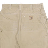 CARHARTT Mens Shorts Beige Casual Cotton Blend L W30 Workwear