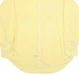POLO SPORT RALPH LAUREN Mens Yellow Cotton Shirt L Classic Button Down Casual