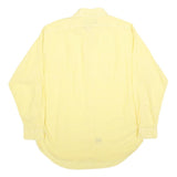 POLO SPORT RALPH LAUREN Mens Yellow Cotton Shirt L Classic Button Down Casual