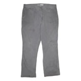 CARHARTT Mens Cotton Blend Grey Relaxed Straight Trousers W36 L30 Workwear