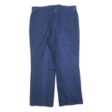 Womens Relaxed Blue Denim Jeans W38 L30 Cotton Blend Zip Pockets