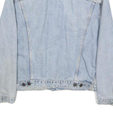 LEVI'S Mens Blue Denim Button Jacket L Cotton Classic Casual Outerwear