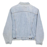 LEVI'S Mens Blue Denim Button Jacket L Cotton Classic Casual Outerwear