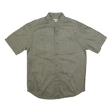 DULUTH Mens Green Casual Shirt M Cotton Blend Short Sleeve Button Pockets