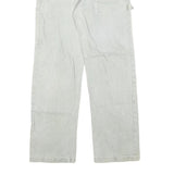 SUPRE Womens Jeans White Relaxed Straight Denim W26 L30 Casual Cotton Blend