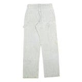 SUPRE Womens Jeans White Relaxed Straight Denim W26 L30 Casual Cotton Blend