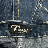 Fiend Denim Shorts - 30W 11L Blue Denim