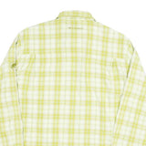 MAMMUT Mens Green & White Check Shirt M Cotton Blend Casual Outdoor