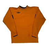 Umbro Goal Keepers Football Shirt - Medium Orange Polyester
