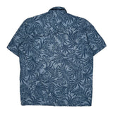 Columbia Short Sleeve Shirt - XL Blue Cotton