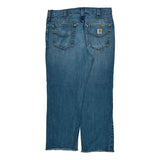 Carhartt Jeans - 34W 27L Blue Cotton Blend