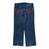 Pepe Jeans Wide Leg Jeans - 34W 31L Blue Cotton