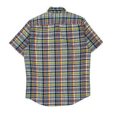 New York Fit Tommy Hilfiger Checked Short Sleeve Shirt - Large Multicoloured Cotton