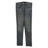 501 Levis Skinny Jeans - 29W US 4 Gray Denim