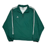Adidas Windbreaker - 2XL Green Polyester