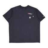 Carhartt T-Shirt - 2XL Navy Cotton