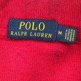 Polo By Ralph Lauren 1/4 Zip - Medium Red Cotton