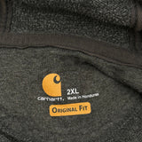 Eaton Carhartt Hoodie - 2XL Gray Cotton Blend