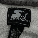 Green Bay Packers Starter Graphic Sweatshirt - Large Gray Cotton Blend