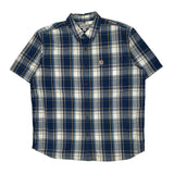 Carhartt Checked Short Sleeve Shirt - XL Yellow Cotton