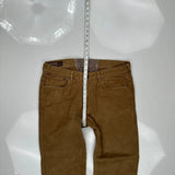 Marlboro Classics Trousers - 36W 32L Brown Cotton