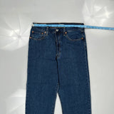 501 Levis Jeans - 32W 27L Blue Cotton