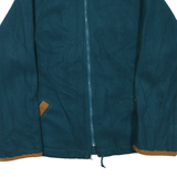 CURRENT SEEN Mens Blue Jacket M Polyester Blend Zip Plain Casual Outdoor Wear