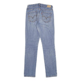 LEVI'S Mid Rise Skinny Womens Jeans Blue Regular Skinny Denim Medium W26 L30
