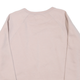 CHAMPION Womens Beige Cotton Blend Crew Neck Sweatshirt XL Classic Logo Pullover