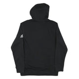 ADIDAS Womens Black Moco Juniors Pullover Hoodie M Cotton Blend Graphic