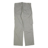 WE Mens Cotton Blend Beige Regular Fit Straight Leg Trousers W32 L32 Casual