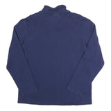 TOMMY HILFIGER Mens Navy Plain Cotton Pullover Crew Neck Basic Knit M Classic