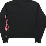 CHAMPION Womens Black Hoodie M Pullover Cotton Blend Casual Streetwear