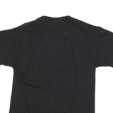 CHAMPION Mens Black Cotton Blend Graphic T-Shirt L Crew Neck Short Sleeve
