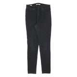 LEVI'S 721 Womens Slim Black Denim Medium Woven W29 L30 Slim Fit Skinny Jeans