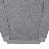 DIESEL Mens Grey Sweatshirt S Crew Neck Cotton Blend Pullover Logo Print
