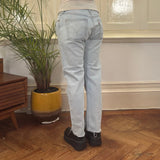 501 Levis Jeans - 32W UK 12 Light Wash Cotton