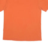 NIKE Mens Orange Air Graphic T-Shirt L Short Sleeve Crew Neck Cotton Blend