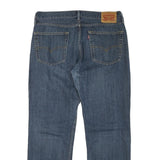 LEVI'S 514 Mens Jeans Blue Classic Straight Denim Medium W36 L30 Button Cotton